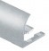 Профиль С-образный для плитки гибкий алюминий 12 мм PV27-03 серебро блестящее 2,7 м