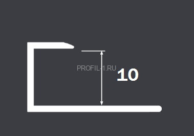 Профиль для ламината оконечный Panel L с рифлением алюминий 10 мм PV59-07 бронза блестящая 2,7 м Профиль для ламината оконечный Panel L с рифлением алюминий 10 мм PV59-07 бронза блестящая 2,7 м