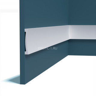 Декоративный молдинг Перфект Плюс P219-2800 белый ударопрочный 14х90.5 мм 2.8 м