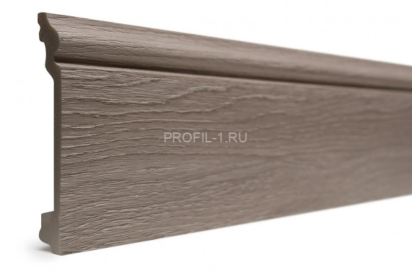 Напольный плинтус Decor-Dizayn 701-80SH полистирол под дерево 100х16х2400 мм