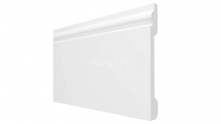 Напольный плинтус Decor-Dizayn DD31 полистирол белый, под покраску 138х20х2000 мм