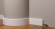 Напольный гибкий плинтус Decor-Dizayn DD708-E композитный материал белый, под покраску 80х13х2000 мм