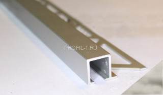 Алюминиевый П-профиль закладной 12х12 мм Effector 2,5 м A 88.07 инокс Алюминиевый П-профиль закладной 12х12 мм Effector 2,5 м A 88.07 инокс