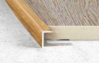Алюминиевый П-профиль торцевой гибкий Effector S 93 0921-дуб лемон 8х10 мм 2,5 м Алюминиевый П-профиль торцевой гибкий Effector S 93 0921-дуб лемон 8х10 мм 2,5 м