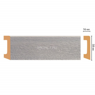 Плинтус напольный DECOMASTER D234-83A ДМ (58x16x2400) Дуб беленый, ударопрочный Плинтус напольный DECOMASTER D234-83A ДМ (58x16x2400) Дуб беленый, ударопрочный