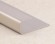 Торцевой окантовочный П-профиль нержавеющая сталь SB166-1B-10H серебро глянец 2,7 м