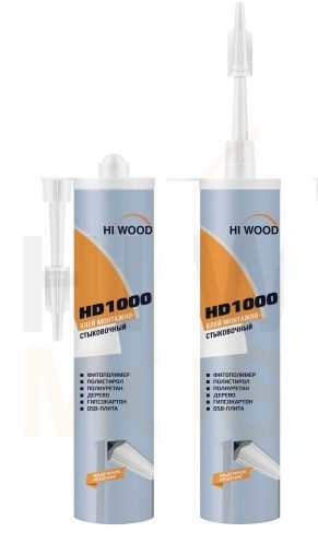 Клей монтажно-стыковочный HiWood HD1000 280 мл