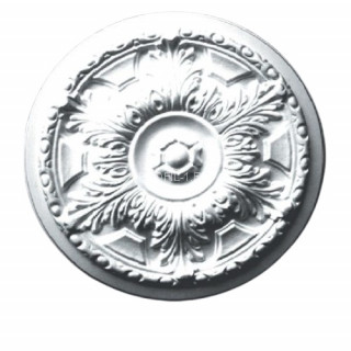 Потолочная розетка Glanzepol C-25 445 мм белая полистирол Потолочная розетка Glanzepol C-25 445 мм белая полистирол