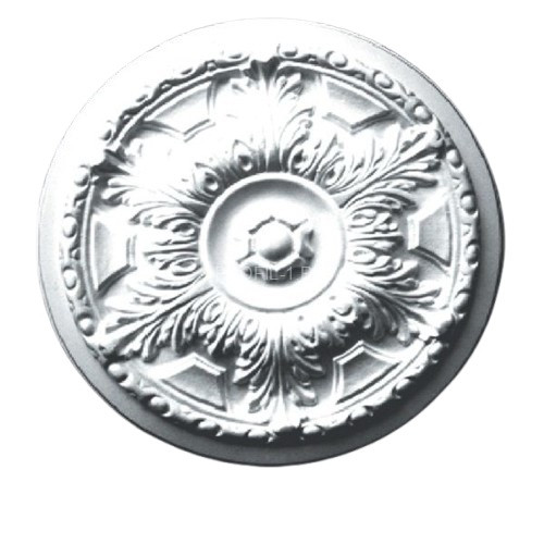 Потолочная розетка Glanzepol C-25 445 мм белая полистирол Потолочная розетка Glanzepol C-25 445 мм белая полистирол