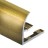 Профиль С-образный для плитки гибкий алюминий 12 мм PV27-05 золото блестящее 2,7 м