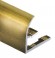 Профиль С-образный для плитки гибкий алюминий 12 мм PV27-05 золото блестящее 2,7 м