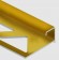 Профиль С-образный для плитки угловой внутренний 10 мм алюминий PV54-04 золото матовое 2,7 м