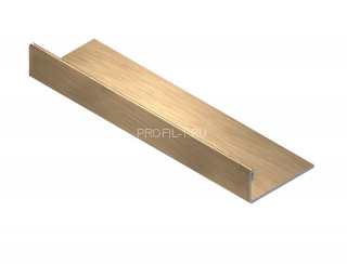 Нержавеющий стальной L-профиль 8 мм NEEXY PVS92-04 BG золото браш 2.7 м