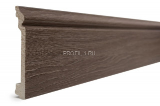 Напольный плинтус Decor-Dizayn 701-81SH полистирол под дерево 100х16х2400 мм