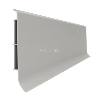 Напольный плинтус 80 мм VILO linela 414 RAL 7037 серый 2 м Напольный плинтус 80 мм VILO linela 414 RAL 7037 серый 2 м