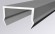 Алюминиевый Пи-профиль (заглушка к ОП-001) ОП-002 АД31 Т1-3000 3 м