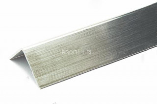 Декоративный уголок ПВХ 17х5 Cezar 148 Cеребряный брашированный 2,75 м (25 штук)