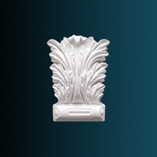 Декоративный орнамент Перфект G2031 белый 166х123х30 мм