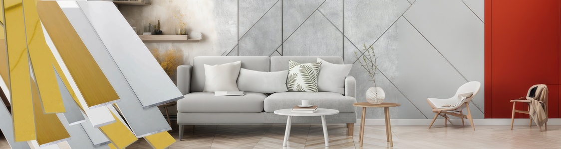 Полосы из латуни и алюминия