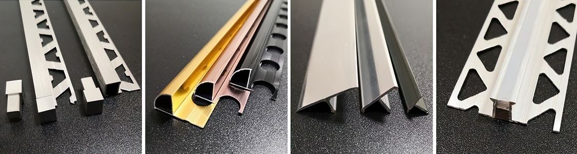 Профили из алюминия для плитки и ламината